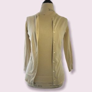 J. Crew Cotton Blend Matching Set Tank Top and Cardigan